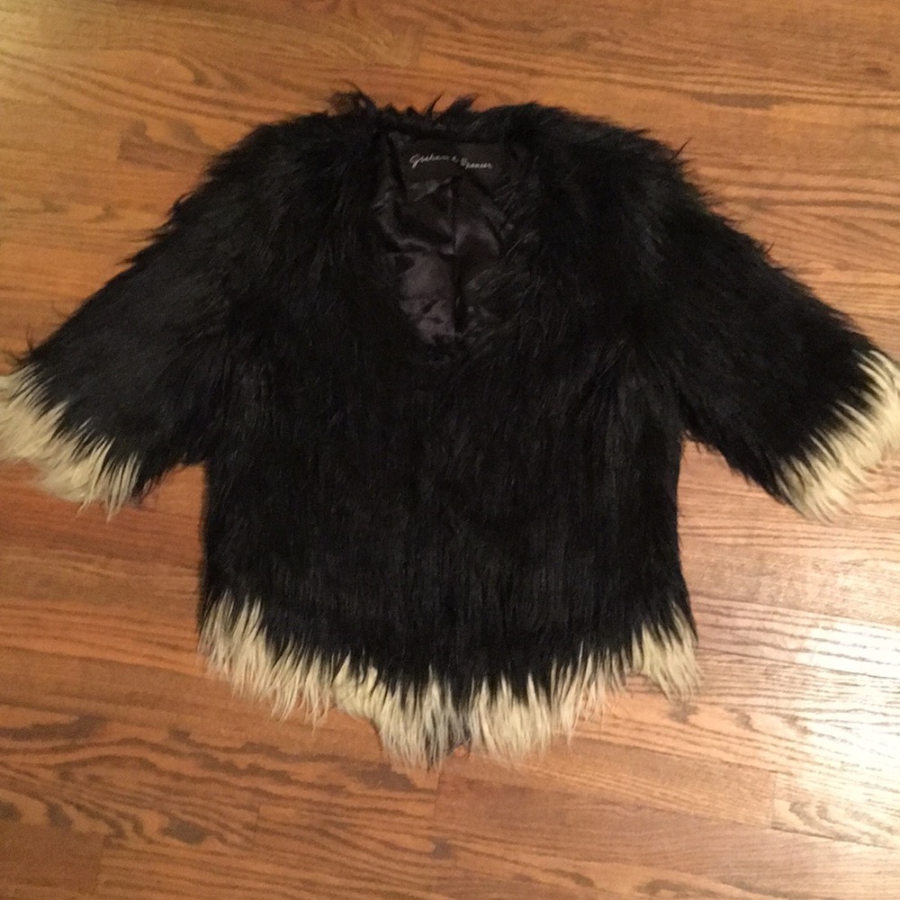 EUC Graham & Spencer Faux Fur Jacket